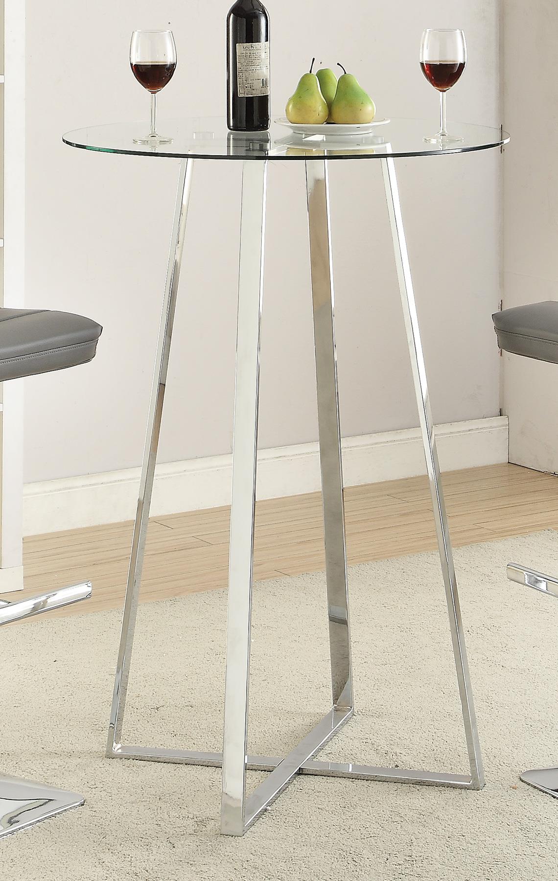 Coaster Bar Units and Bar Tables 100026+2x120696 Glass Bar Height